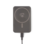 Nedis Powerbank | 5000 mAh | Wireless charging | 1.67 / 2.22 / 3.0 A | Number of outputs: 1 | Output connection: 1x USB-C™ | Input connection: 1x USB-C™ | PD3.0 20W | Lithium-Polymer
