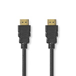 Nedis Premium High Speed HDMI™ Cable with Ethernet | HDMI™ Connector | HDMI™ Connector | 4K@60Hz | 18 Gbps | 1.00 m | Round | PVC | Black | Label Nedis Premium High Speed HDMI™ Cable with Ethernet | HDMI™ Connector | HDMI™ Connector | 4K@60Hz | 18 Gbps | 1.00 m | Round | PVC | Black | Label