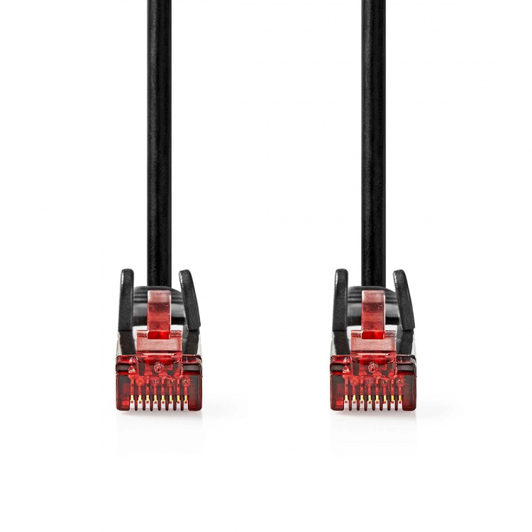Nedis CAT6 Cable | RJ45 Male | RJ45 Male | U/UTP | 10.0 m | Round | PVC | Black | Label