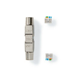 Nedis Network Coupler | CAT7 | Shielded | RJ45 Female | RJ45 Female | Straight | Metal | Box