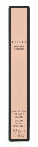 Gucci L\'Obscur Lash By Lash Buildable Volume Mascara 6.5 ml #01 Eve Black