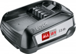 Bosch 18 V Li-on battery, 2.5 Ah