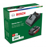 Bosch 36V Li-ion battery charger kit, 2.0 Ah battery and AL 36-20 charger