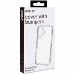 Celly Armor Stöttåligt skal iPhone 16 Transparent Celly Armor Stöttåligt skal iPhone 16 Transparent