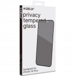 Celly Privacy Skärmskydd Härdat glas iPhone 16 Plus Celly Privacy Skärmskydd Härdat glas iPhone 16 Plus