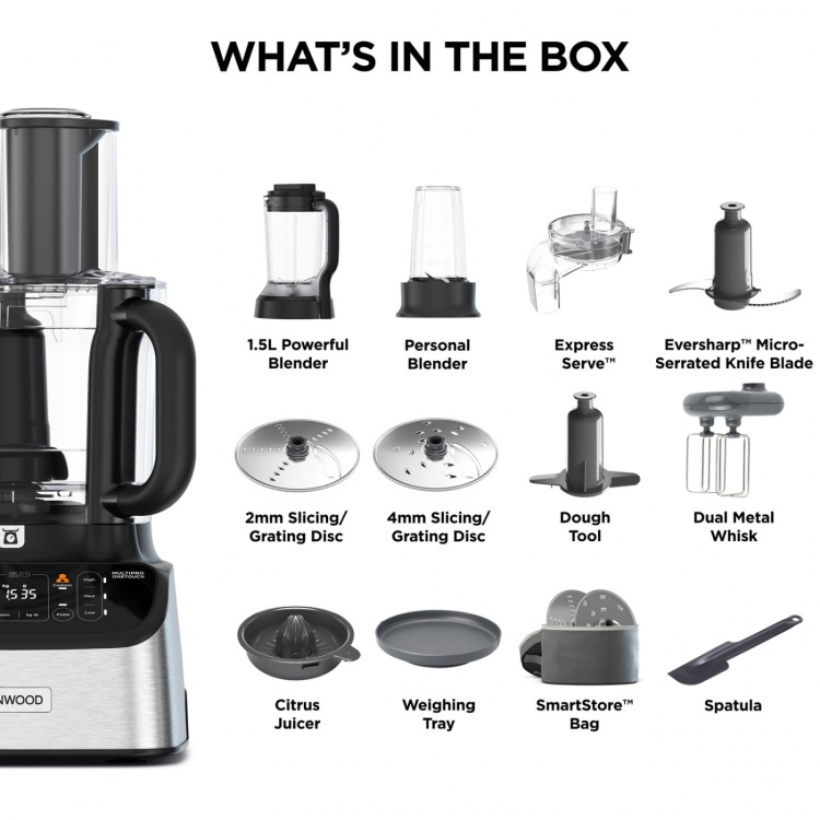 Kenwood Matberedare PRO FDM73.850SS MultiPro OneTouch