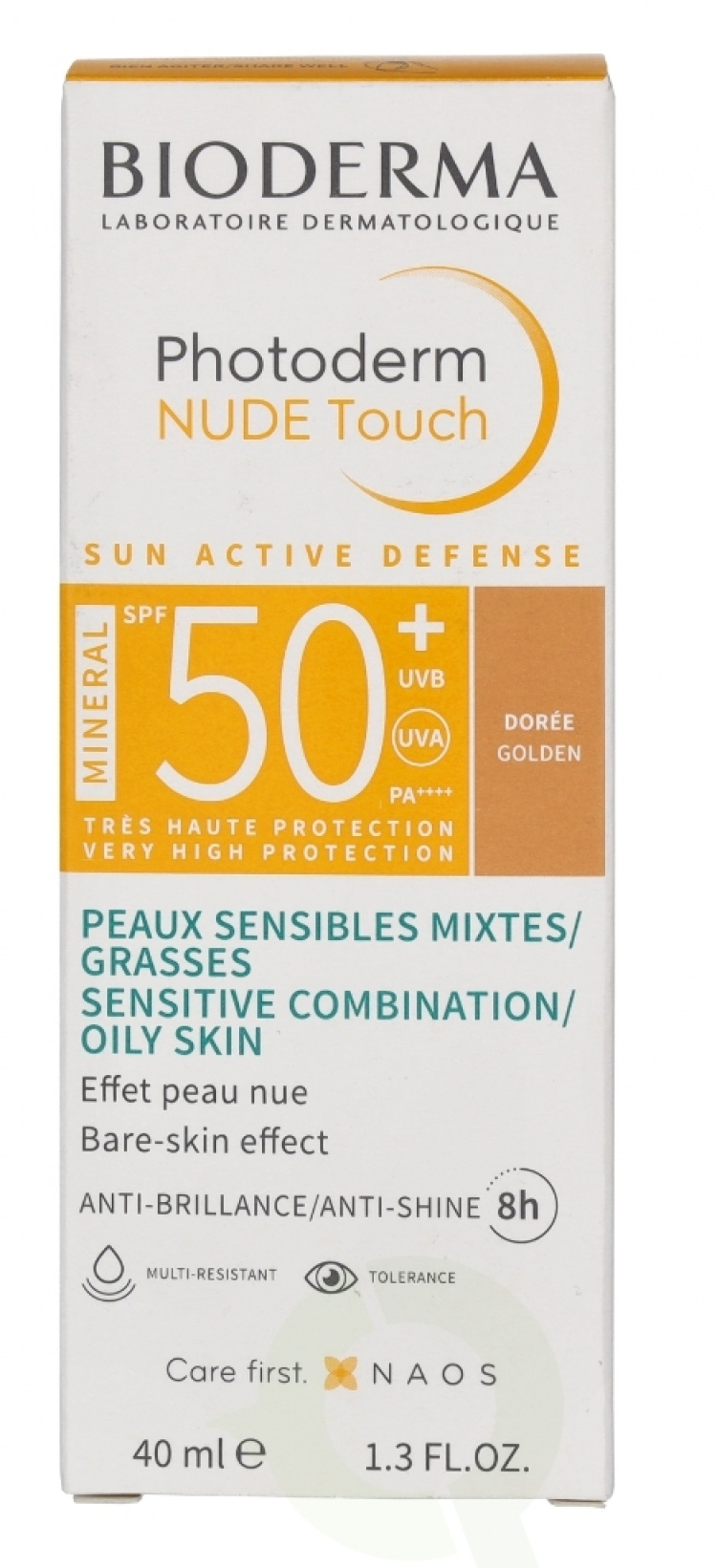 Bioderma Photoderm Nude Touch Mineral SPF50+ 40 ml Doree