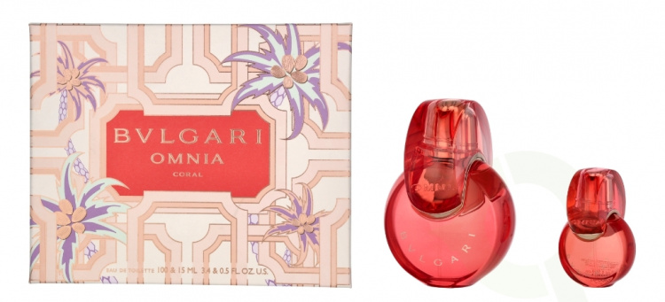 Bvlgari Omnia Coral Spring Giftset 115 ml Edt Spray 100ml/Edt Spray 15ml