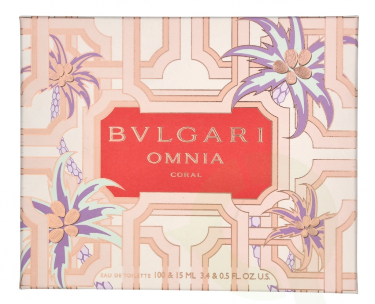 Bvlgari Omnia Coral Spring Giftset 115 ml Edt Spray 100ml/Edt Spray 15ml