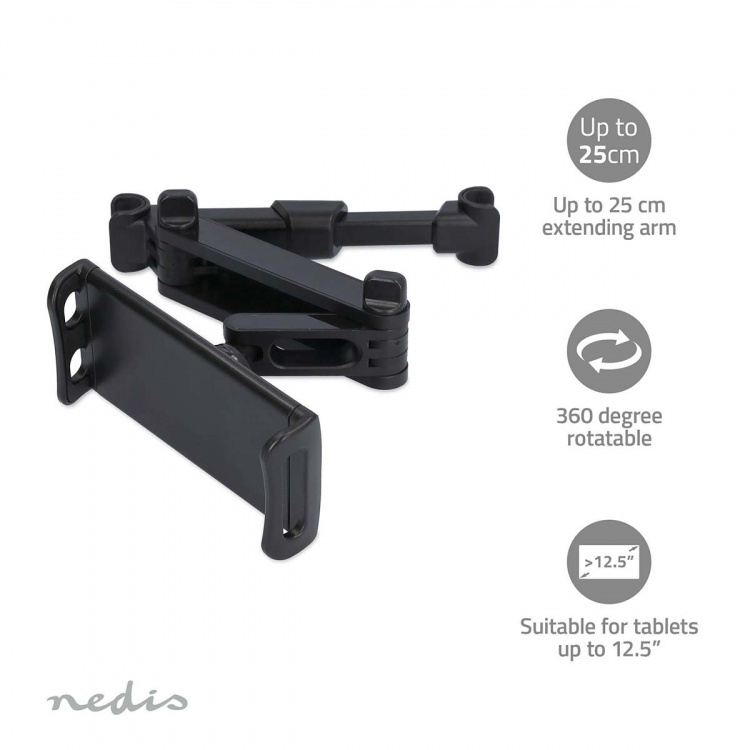 Nedis Tablet Car Mount | Maximum screen size compatibility: 12.5  Nedis Tablet Car Mount | Maximum screen size compatibility: 12.5