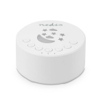 Nedis White Noise Machine | 18 Sound Options | 1 W | Battery play time: 18 hrs | Dimmable Light | Timer | White Nedis White Noise Machine | 18 Sound Options | 1 W | Battery play time: 18 hrs | Dimmable Light | Timer | White