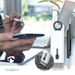 Nedis Screen Cleaner | Spray | 5 ml | Keyboard / Mouse / Notebook / Smartphone / Tablet | Wiper included