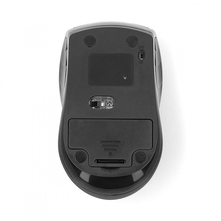 Nedis Mouse | Wireless | 800 / 1200 / 1600 dpi | Adjustable DPI | Number of buttons: 4 | Both Handed
