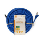 Nedis CAT5e Cable | SF/UTP | RJ45 Male | RJ45 Male | 15.0 m | Round | PVC | Blue | Label Nedis CAT5e Cable | SF/UTP | RJ45 Male | RJ45 Male | 15.0 m | Round | PVC | Blue | Label
