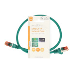 Nedis CAT6 Cable | RJ45 Male | RJ45 Male | S/FTP | 0.50 m | Round | LSZH | Green | Label