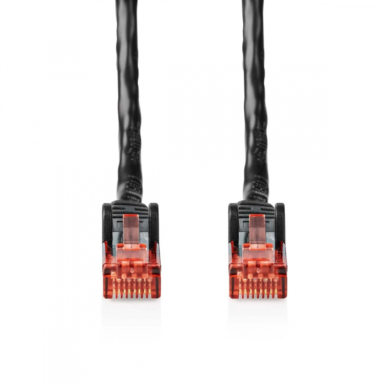 Nedis CAT6 Cable | RJ45 Male | RJ45 Male | U/UTP | 30.0 m | Outdoor | Round | PE | Black | Label