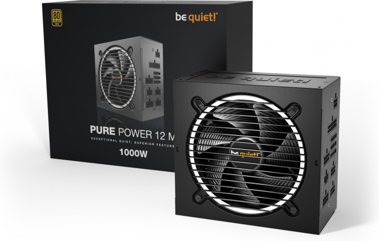 Be Quiet ! Pure Power 12 M ATX power supply, 1000 W Be Quiet ! Pure Power 12 M ATX power supply, 1000 W