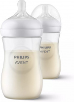 Philips Avent SCY903/02 Natural Response feeding bottle, 260 ml, 2 pieces