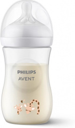 Philips Avent SCY903/66 Natural Response feeding bottle, 260 ml, giraffe