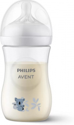 Philips Avent SCY903/67 Natural Response feeding bottle, 260 ml, koala