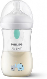 Philips Avent SCY673/81 Natural Response AirFree baby bottle, 260 ml, elephant
