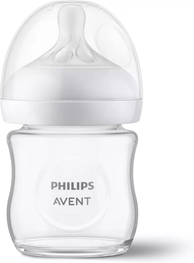 Philips Avent SCY930/01 Natural Response glass baby bottle, 120 ml