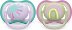 Philips Avent SCF085/59 Ultra Air teats 0-6 months, 2 pieces, rainbow