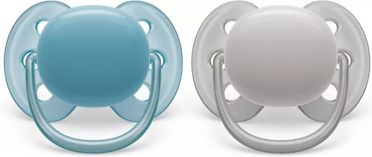 Philips Avent SCF091/17 Ultra Soft teats, 6-18 months, 2 pieces, blue