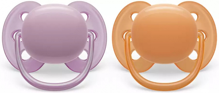 Philips Avent SCF091/33 Ultra Soft teats, 6-18 months, 2 pcs, reddish