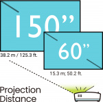 BenQ LH650 DLP laser projector BenQ LH650 DLP laser projector