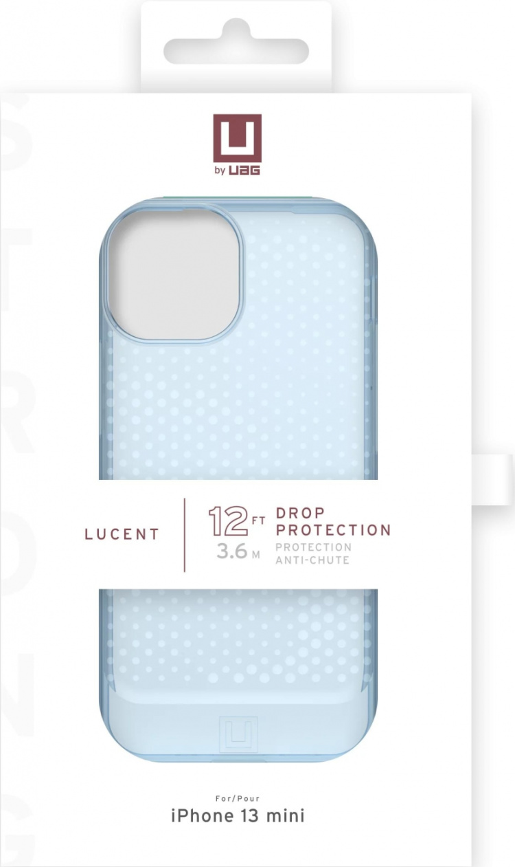 U by UAG iPhone 13 Mini U Lucent Cover, Cerulean U by UAG iPhone 13 Mini U Lucent Cover, Cerulean
