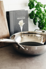 Heirol Pro Steelsafe wok, stainless steel + non-stick coating, 28 cm