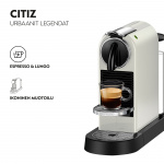 DeLonghi Nespresso Citiz capsule coffee machine, white