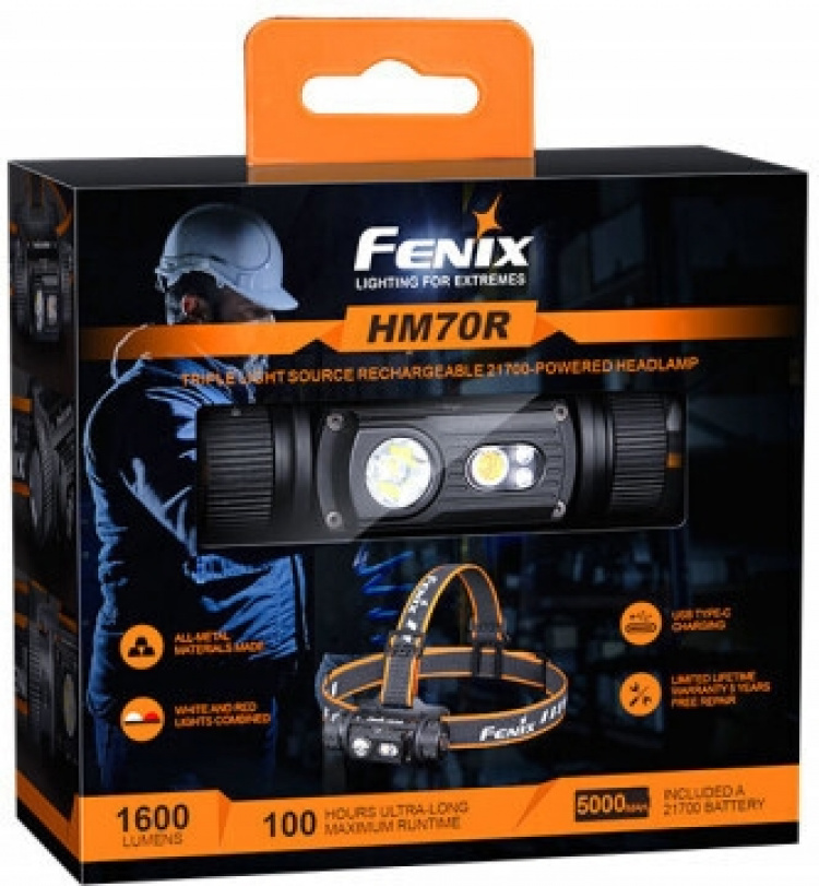 Fenix HM70R headlamp