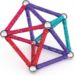 Geomag Glitter Recycled Magnetic Building Set, 60 pieces