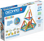 Geomag Supercolor Panels Recycled magnetic building set, 60 pieces
