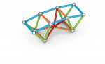 Geomag Supercolor Panels Recycled magnetic building set, 60 pieces