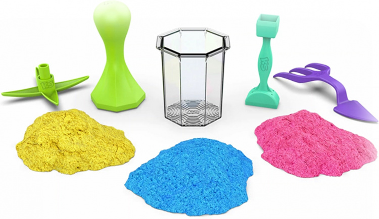 Kinetic Sand Squish N\' Create Magic Sand Set