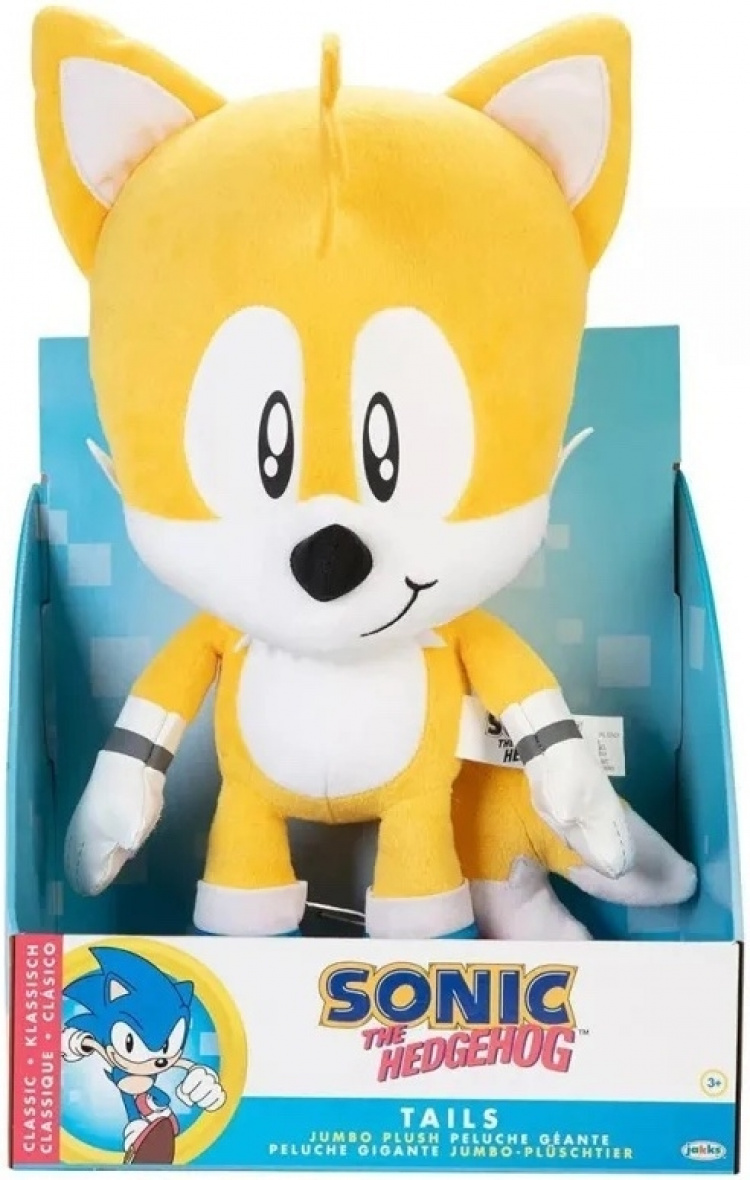 JAKKS Pacific Sega Sonic Jumbo Tails soft toy, 50 cm JAKKS Pacific Sega Sonic Jumbo Tails soft toy, 50 cm