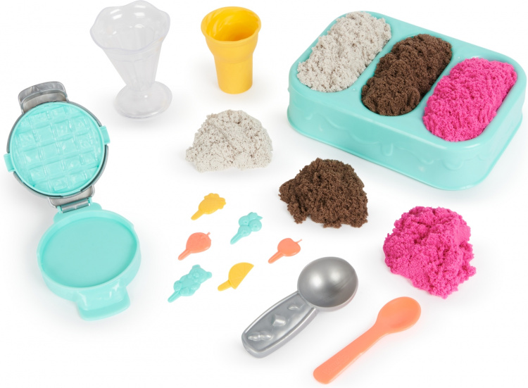 Kinetic Sand ice cream treats play set