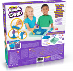 Kinetic Sand sandbox set, blue