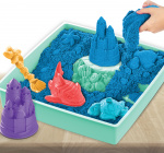 Kinetic Sand sandbox set, blue