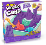 Kinetic Sand sandbox set, purple