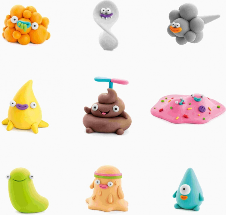 Hey Clay Plasticine Wax, Poop Oops