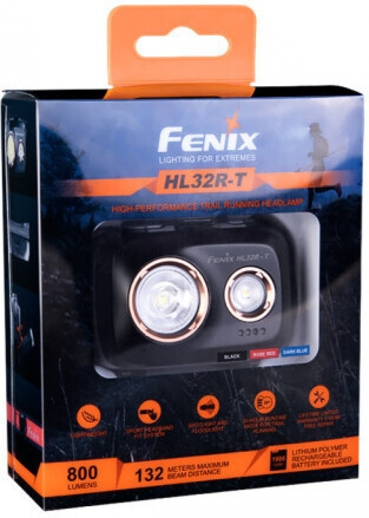Fenix HL32R-T headlamp, 800 lm, blue
