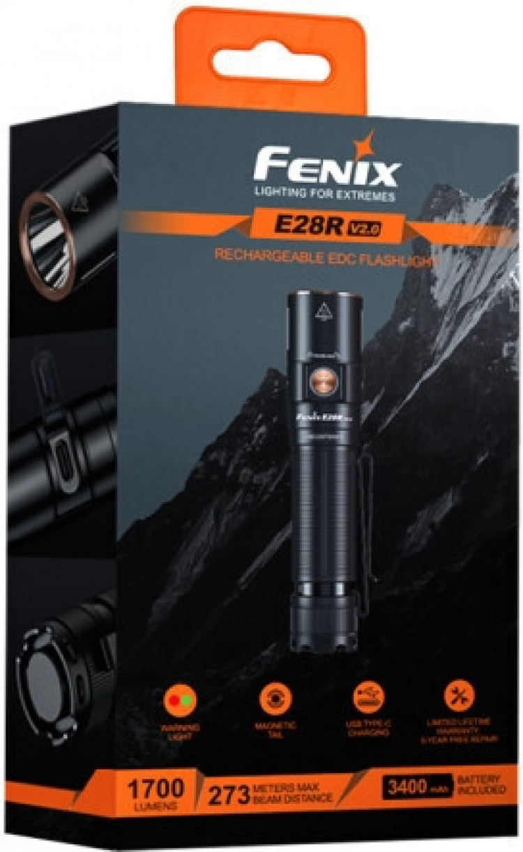 Fenix E28R V2.0 flashlight, 1700 lm