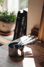 Heirol measuring cups 4 pcs, steel