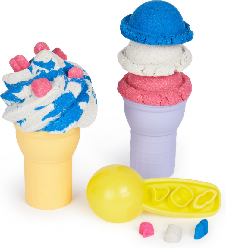 Kinetic Sand Soft Serve Station - ice cream play set