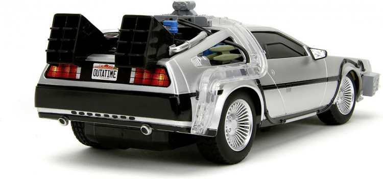Jada Back to the Future RC Time Machine radio controlled car, 1:16