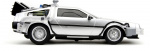 Jada Back to the Future RC Time Machine radio controlled car, 1:16